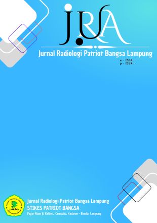 					View Vol. 1 No. 1 (2024): Jurnal Radiologi Patriot Bangsa Lampung Volume 1 Issue 1 Tahun 2024
				